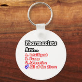 Farmacist Quiz... Joke Sleutelhanger (Voorkant)