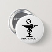 FARMACIST RONDE BUTTON 5,7 CM (Voorkant /achterkant)