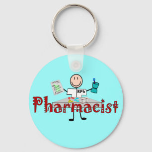Farmacist Stick Person—Gifts Sleutelhanger