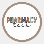 Farmacotherapeutische technicus ronde sticker (Voorkant)