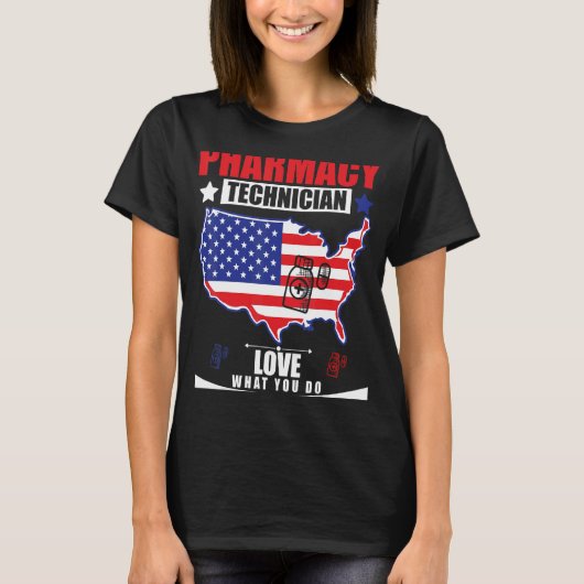 Farmacotherapie apotheker Pharm Tech 2 T-shirt (Voorkant)