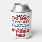 Farmacotherapie Funny Quote Pharmacy Grage Blikjeskoeler (Blikje Voorkant)