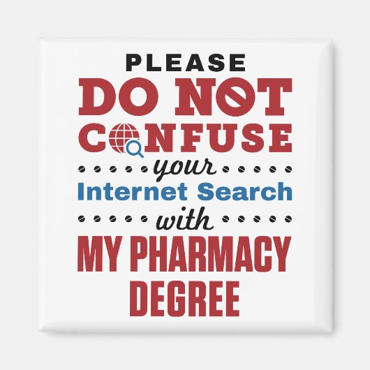 Farmacotherapie Funny Quote Pharmacy Grage Magneet (Voorkant)