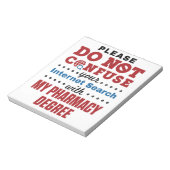 Farmacotherapie Funny Quote Pharmacy Grage Notitieblok (Gedraaid)