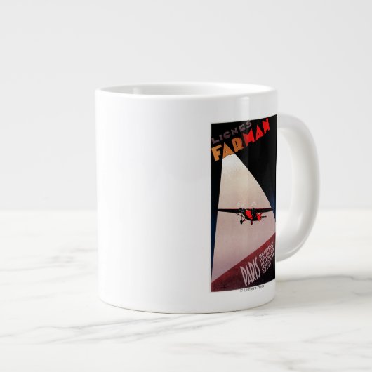 Farman Airlines Farman 300 Monoplane Promo Poste Extra Grote Beker (Voorkant rechts)