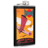 Farman Brothers Airlines F-170 Monoplane Poster Heupfles (Rechts)