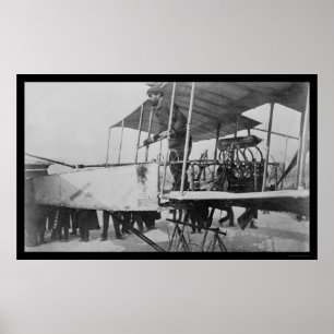 Farman wint de Deutsch-Archdeacon Prize 1908 Poster