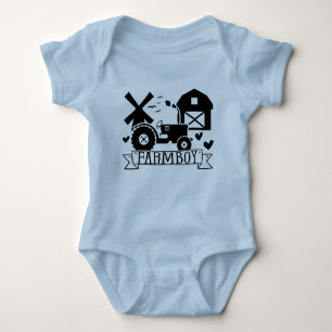 Farmboy Baby Bodysuit