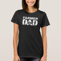 Farmer Dad Graphic Koe Farmer Agriculture Tractor
