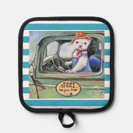 Farmer Ferret Oven Mitts & Pot Holders Pannenlap