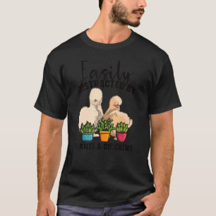 Farmer Gardening Garden Rooster Boerderij Silkie C T-shirt