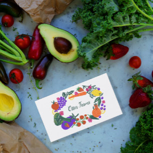 FARMER GARDENING Modern landschap Gardener Veg Visitekaartje