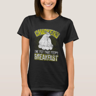 Farmer Gifts - Het huisdier dat het ontbijt poept T-shirt