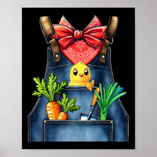Farmer Halloween kostuum grappig doen alsof ik een Poster