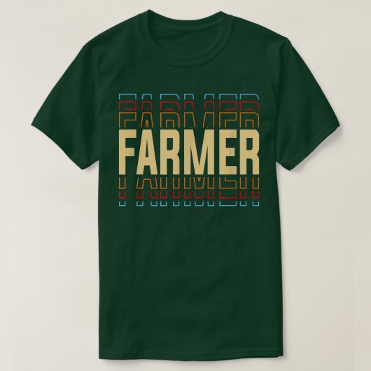 Farmer Job Title T-shirt (Design voorkant)