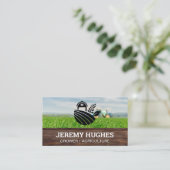 Farmer Logo | Landbouw | teler Visitekaartje (Staand voorkant)