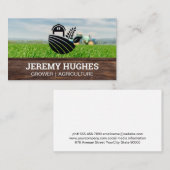 Farmer Logo | Landbouw | teler Visitekaartje (Voorkant / Achterkant)