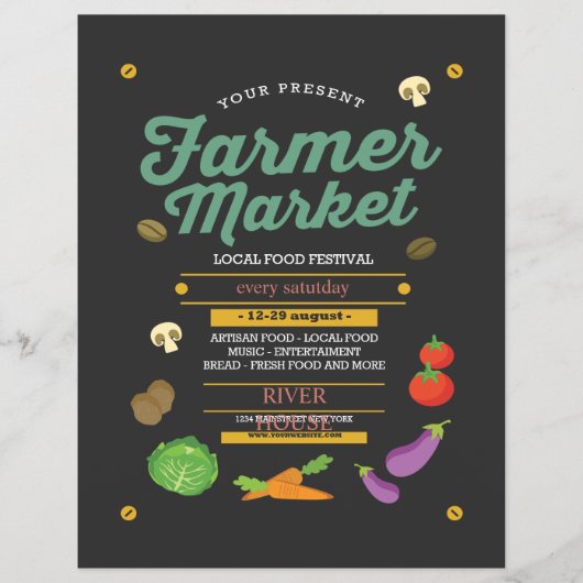 Farmer Market Flyer (Voorkant)