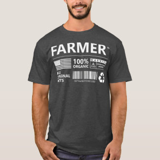 Farmer Marking Farming Funny Boerderij Premium T-shirt
