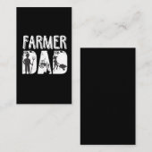 Farmer Pap Agriculture Father Farming Tractor Visitekaartje (Voorkant / Achterkant)