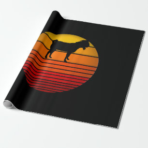 Farmer  Retro Sunset Funny Boerderij Animal Goat Cadeaupapier