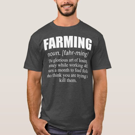 Farmer Shirt Farmer Definition Farmer Gift (Voorkant)
