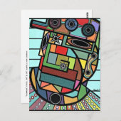 "Farmer" van Ruchell Alexander Briefkaart (Voorkant / Achterkant)