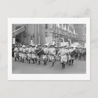 Farmerettes Verkoop WW1-obligaties, jaren 1910 Briefkaart