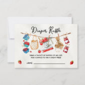 Farmers Market Baby shower Carte de rabat (Devant)