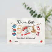 Farmers Market Baby shower Carte de rabat (Debout devant)