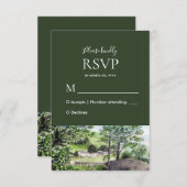 Farmhouse bij Thirlmere Wedding Response RSVP (Voorkant / Achterkant)