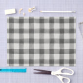 Farmhouse Black & White Buffalo Papier (Craft)