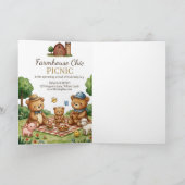 Farmhouse Chic Picnic Invitation (Intérieur)