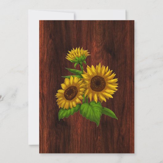 Farmhouse En vichy BBQ Invitation | Pays rustique (Dos)