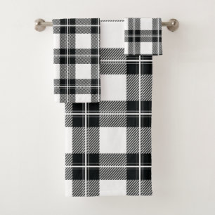 Farmhouse Flannel moderne noir et blanc
