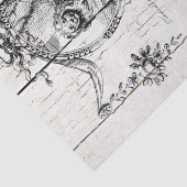 Farmhouse Floral Holstein Koeien Tissuepapier (Detail)