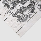 Farmhouse Floral Merino Sheep Tissuepapier (Detail)