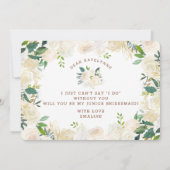 Farmhouse Fresh Rustic Jr. Bridesmaid Voorstel (Achterkant)