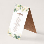 Farmhouse Frestic Rustic Country Ceremony Programm (Back)