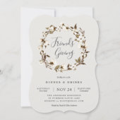 Farmhouse Friendsgiving Party Invitation (Devant)