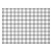 Farmhouse Grey Buffalo Check Pset Rustic Tafelkleed (Voorkant (Horizontaal))