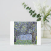Farmhouse, Gustav Klimt Briefkaart (Staand voorkant)