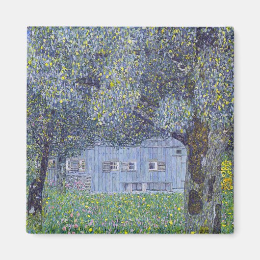 Farmhouse, Gustav Klimt Magneet (Voorkant)