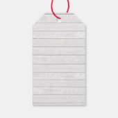 Farmhouse Holly | Kerstmis Cadeaulabel (Achterkant)