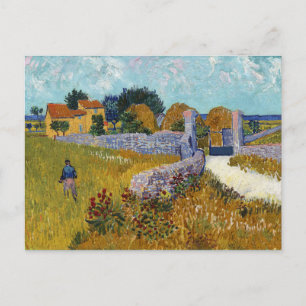 Farmhouse in Provence (1888) door Vincent Van Gogh Briefkaart
