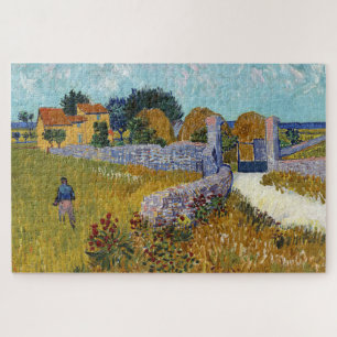 Farmhouse in Provence (1888) door Vincent Van Gogh Legpuzzel