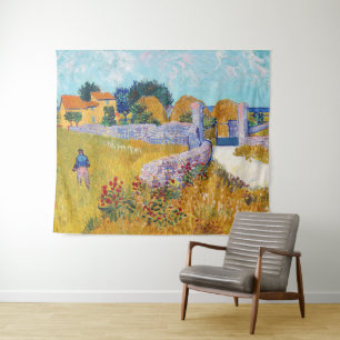 Farmhouse in Provence, Van Gogh Wandkleed