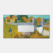 Farmhouse in Provence Van Gough Desk Mat (Clavier et souris)