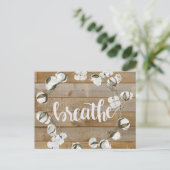 Farmhouse Inspiration - Breathe Briefkaart (Staand voorkant)