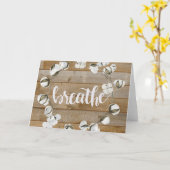 Farmhouse Inspiration - Breathe Kaart (Gele Bloem)